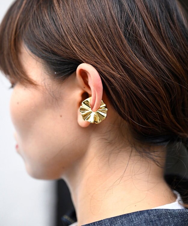 simoe Frill Cuff 02イヤーカフ ゴールド