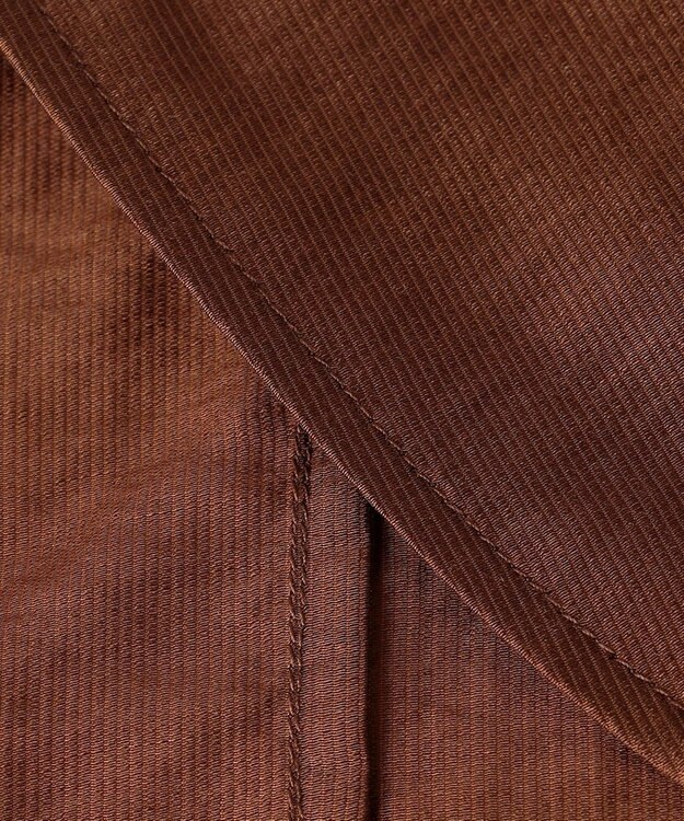 UNFILO MENS ライトウェイトシアー テーラードジャケット ダークブラウン