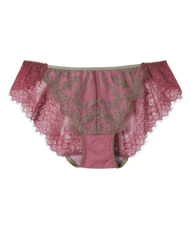 AMPHI ショーツ 【Glama-Rich グラマリッチ 脇スッキリタイプ】BYJ603とペア PYJ203 アンフィ／ワコール エンジ