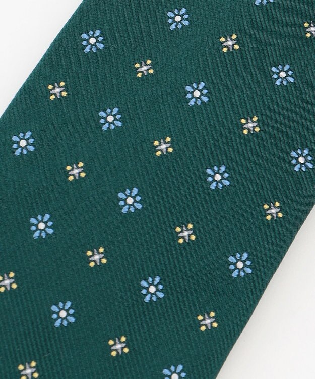 J.PRESS MEN 【VINTAGE JACQUARD COLLECTION】小紋柄 ネクタイ パイングリーン系8