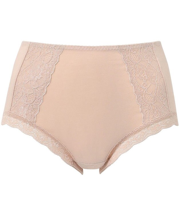 Wing ショーツ やさしいフィット感 綿混(身生地部) アウターにひびきにくい(裾) はきこみ丈ふつう NF1000 ウイング／ワコール ベージュ