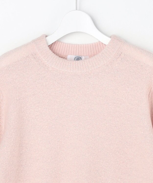 J.PRESS LADIES L SHINE クルーネック ニット ピンク系