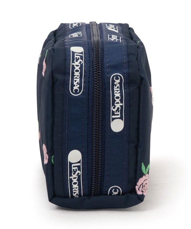 LeSportsac RECTANGULAR COSMETIC/ピンクローズエンブロイダリー ピンクローズエンブロイダリー