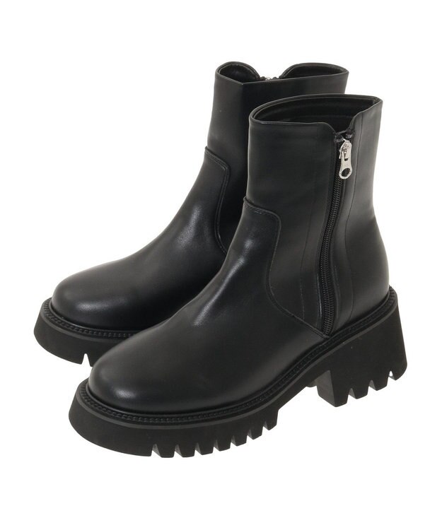 earth music&ecology ＯＲｉｅｎｔａｌ　ＴＲａｆｆｉｃ　サイドジップブーツ Black