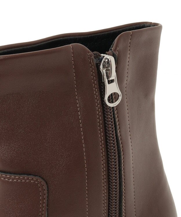 earth music&ecology ＯＲｉｅｎｔａｌ　ＴＲａｆｆｉｃ　サイドジップブーツ Brown