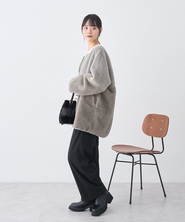 earth music&ecology ＯＲｉｅｎｔａｌ　ＴＲａｆｆｉｃ　サイドジップブーツ Black