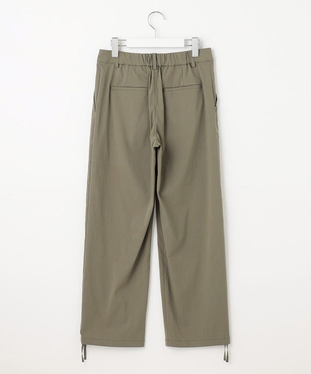 J.PRESS LADIES L 【洗える】セルロースリネンストレッチ ベイカー パンツ カーキ系