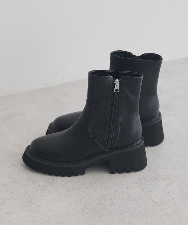 earth music&ecology ＯＲｉｅｎｔａｌ　ＴＲａｆｆｉｃ　サイドジップブーツ Black