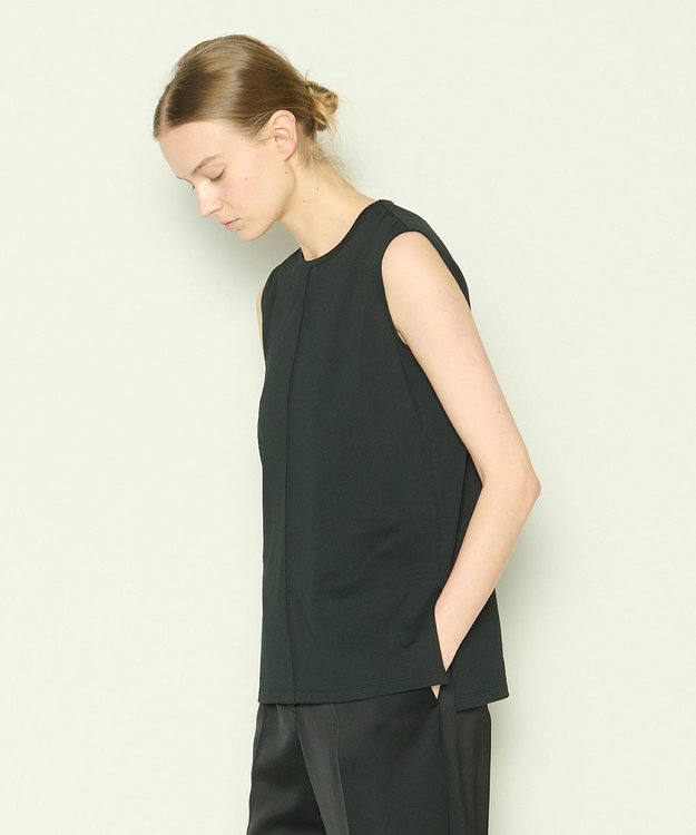 JOSEPH 【洗える】ロイヤルコットン　ラウンドネックカットソー Black