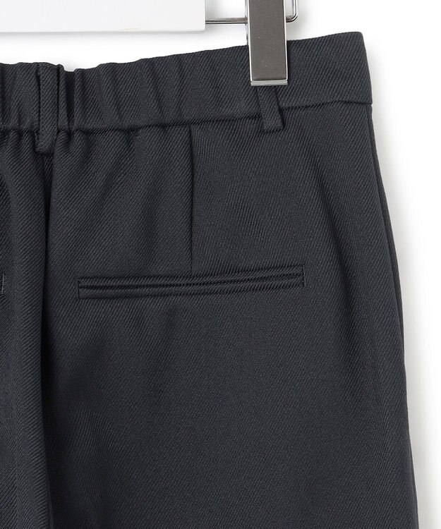 23区 S 【セットアップ対応/洗える】ウールライクカルゼ ワイド パンツ ネイビー系