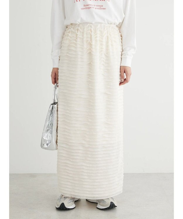 Green Parks Ｉラインフリルカットスカート