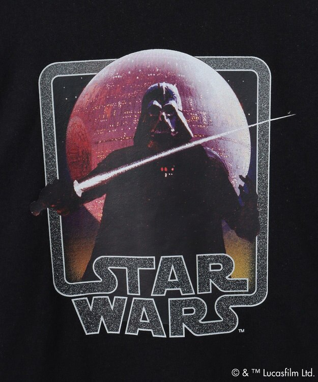 Green Parks ＳＴＡＲ　ＷＡＲＳ／グラフィック半袖ＢＩＧＴＥＥ Black