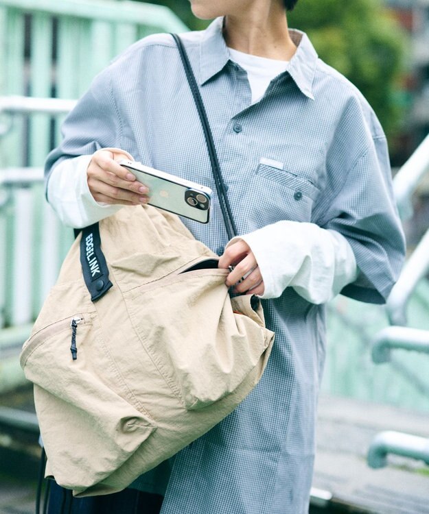 ACE BAGS & LUGGAGE EDGELINK ナムパック ポケッタブルナップサック 60192 エッジリンク ベージュ