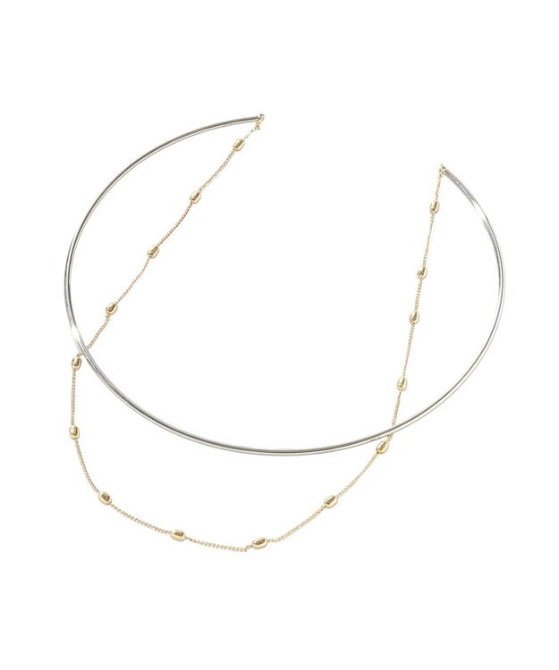 Green Parks チェーン付きチョーカー Silver