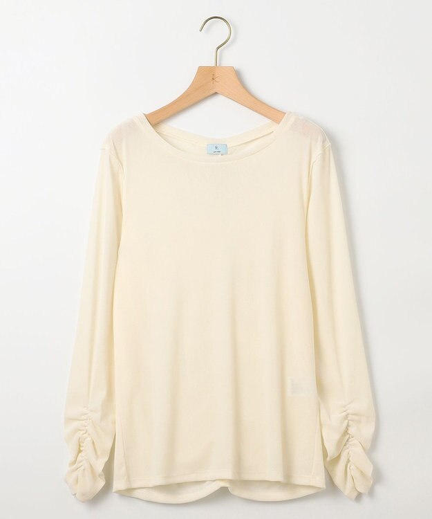 組曲 S チュールフロッキー カットソー アイボリー系