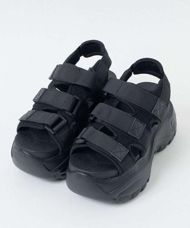 WEGO ボリュームスニーカースポーツサンダル ブラック