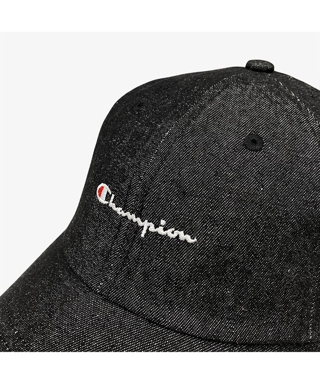 林八百吉商店 Champion　デニムローキャップ ブラック