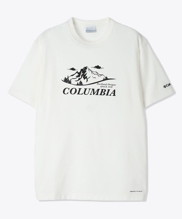 セール15% Columbia コロンビア ヤハラフォレスト 柄ポケット Ｔシャツ 半袖 リラックス 白 L PM0947 メンズ レディース