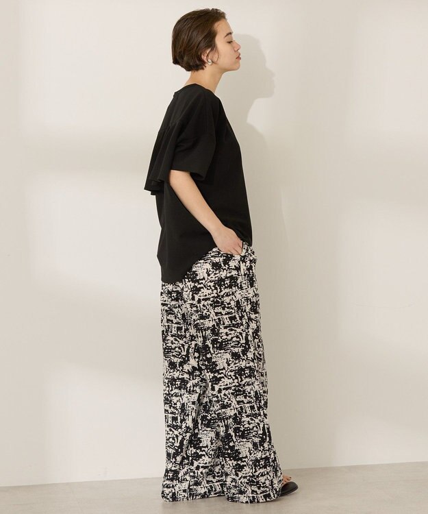 AMERICAN HOLIC バックフリル半袖プルオーバー Black