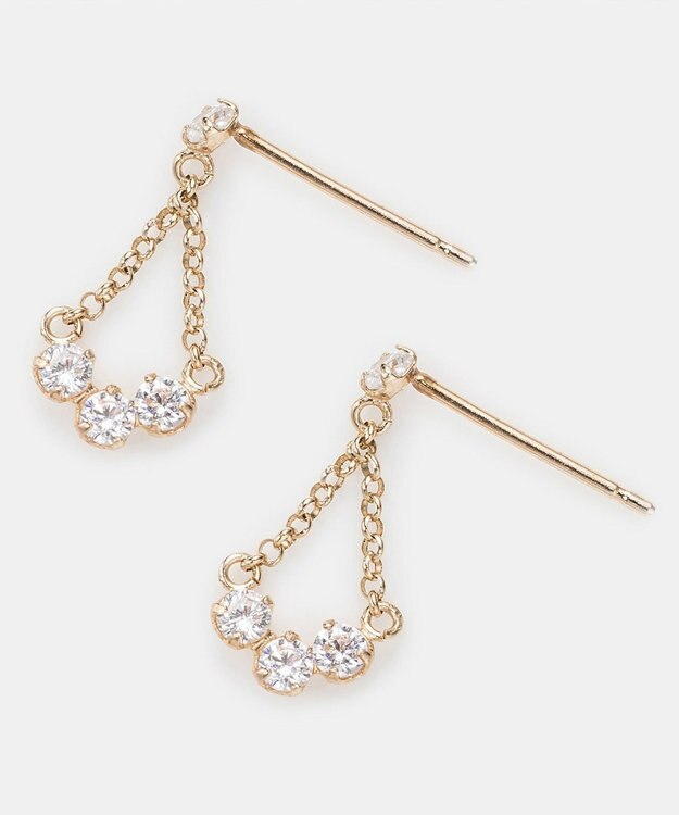 Phoebe 【K10】スウィングビジューピアス ゴールド