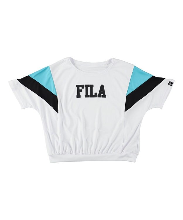 OP／FILA 【FILA】ゆったりシルエットTシャツ付き水着３点セット ブラック