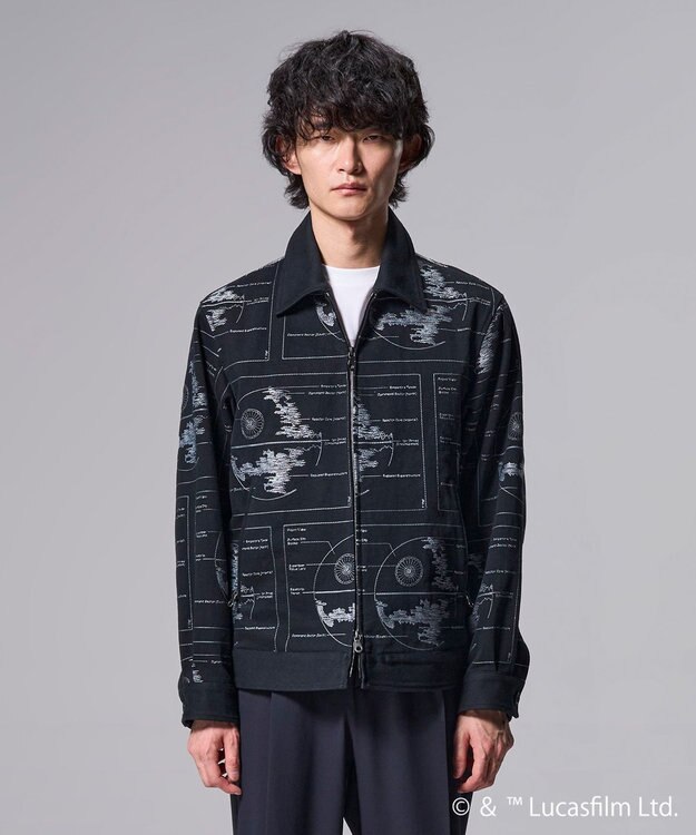 JOSEPH HOMME 【受注生産】【WEB限定】【スター・ウォーズ 】 JOSEPH HOMME スター・ウォーズ / 刺繡ブルゾン ブラック系