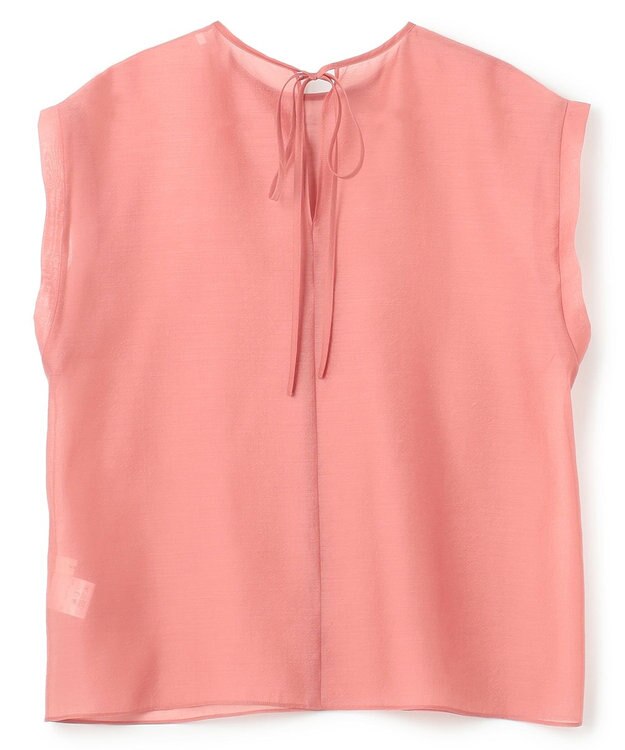 NAVE 【Nave・洗える/シアー素材】シアーリンクル ノースリーブブラウス ピンク系