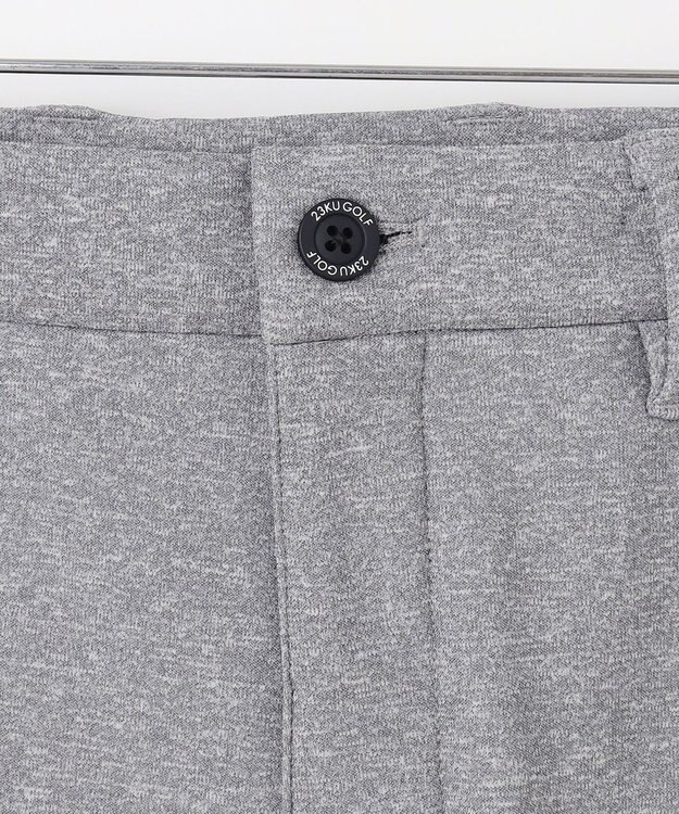 23区GOLF 【MEN】【ストレッチ】バックメッシュポンチ テーパードパンツ ライトグレー系