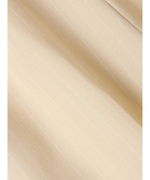 earth music&ecology ピンストライプストレートパンツ Beige