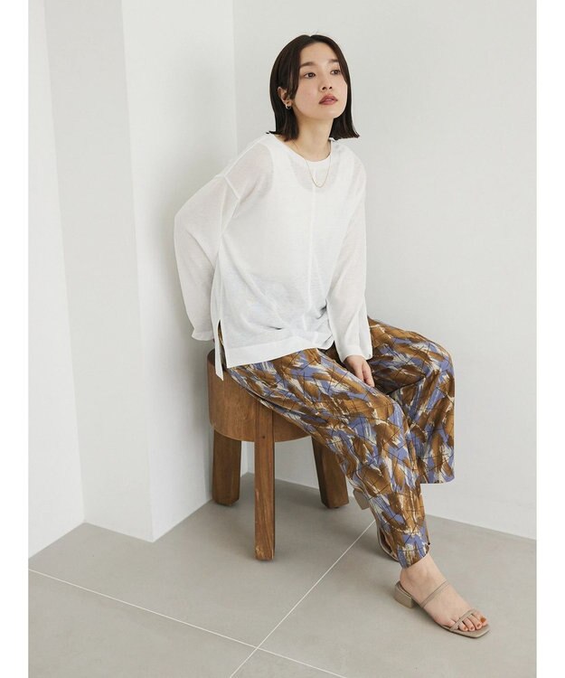 Green Parks シアーカットロンＴＥＥ Off White