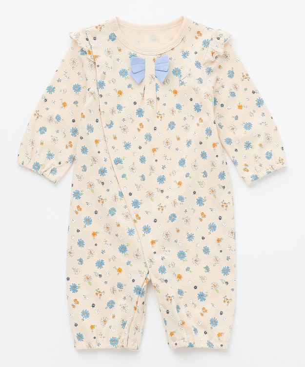 組曲 KIDS 【70㎝】デイジー ロンパース ベージュ系5