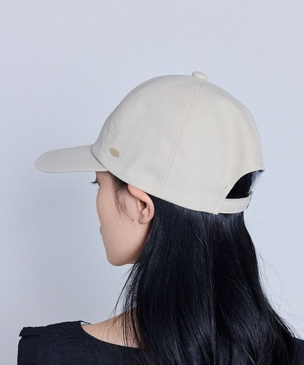 TOCCA 【サイズ調整可・深め】CROWN LOGO CAP キャップ ベージュ系