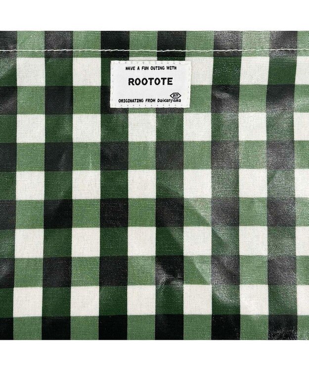 ROOTOTE 1030【ラミネート加工】SN.デリ.ラミネート-Q 01：チェック・グリーン