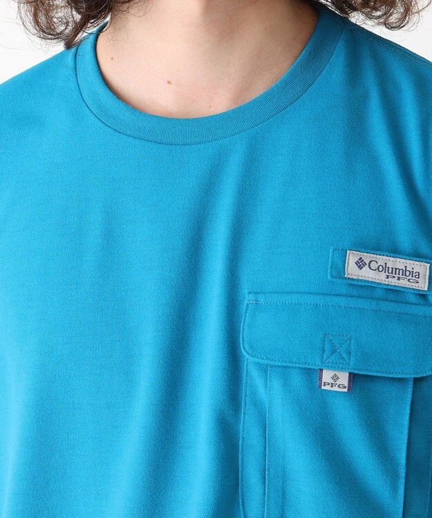 Columbia Columbia/ バーンノベルロングスリーブクルー /コロンビア Blue Echo