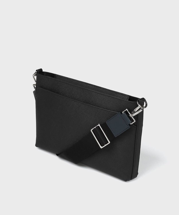 Paul Smith シグネチャーストライププラー 2WAY ミニショルダーバッグ ブラック