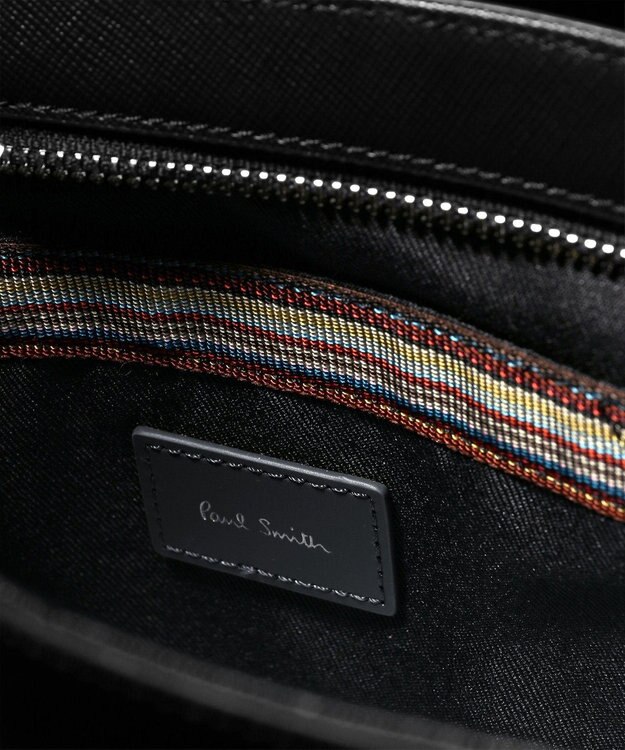 Paul Smith シグネチャーストライププラー 2WAY ミニショルダーバッグ ブラック