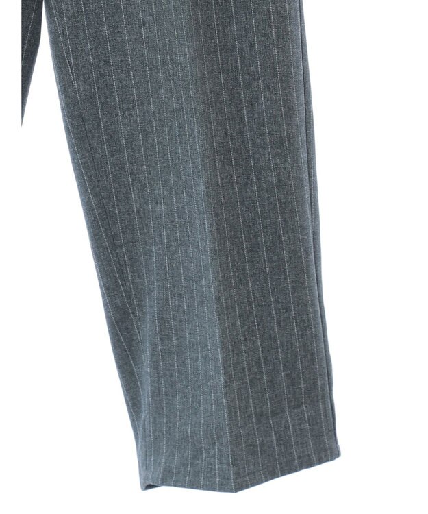 Green Parks きれいシルエットパンツ（ワイドストレート／柄） Stripe