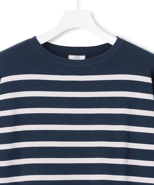 J.PRESS YORK STREET 【UNISEX】バスクボーダー ニット ブルー系1