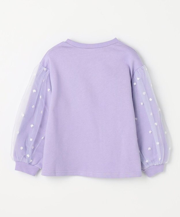 ANY KIDS 袖チュール トレーニャー ラベンダー