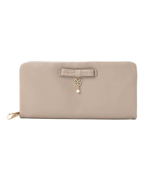 CLATHAS リラン ラウンド長財布 ベージュ