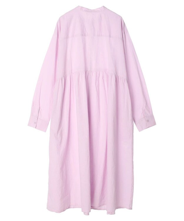 Green Parks ボリュームギャザーシャツワンピース Lavender