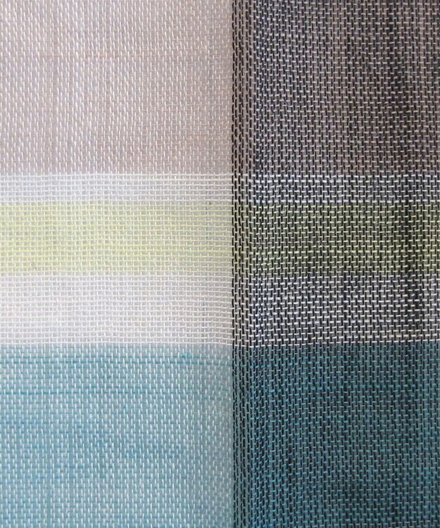 POLS 播州織 極細コットンストール Sサイズ グリーン