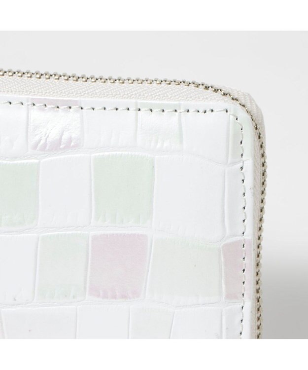 UNBILLION ペルケ perche / パールパステル・ジャバラカードウォレット アイボリー