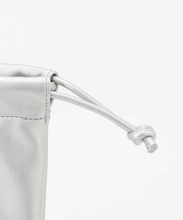 ICB 【2WAY】ドロストトートショルダー シルバー