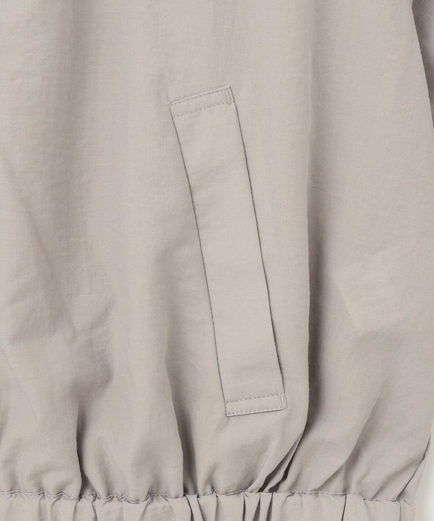 ANY 【手洗い可/UVケア】ノーカラーシアーブルゾン サンドベージュ