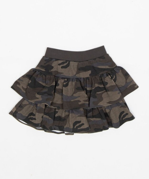 WEGO 【ウエストゴム】スウェットフリルスカパン 柄2