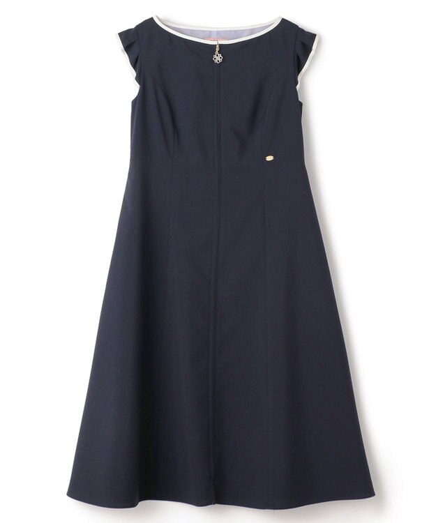 TOCCA 【洗える】SUMMER ENTRANCE ドレス ネイビー系