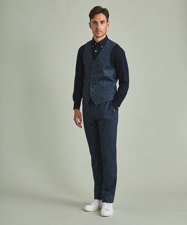 GOTAIRIKU 【セットアップ対応 / AIRY MOVE】Ｔ/Ｗジャージーセットアップ ベスト ネイビー系8