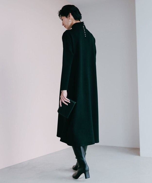 ICB ストレッチロングブーツ ブラック系