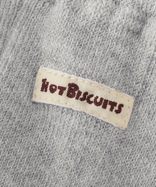 MIKI HOUSE HOT BISCUITS 【80-120cm】リボン&ドット柄 レギンス グレー